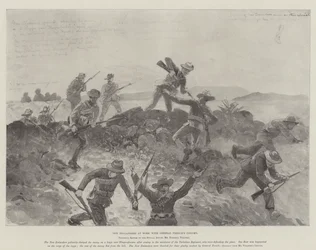 Nieuw-Zeelanders aan het werk met de colonne van generaal French